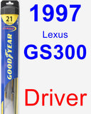 Driver Wiper Blade for 1997 Lexus GS300 - Hybrid