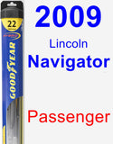 Passenger Wiper Blade for 2009 Lincoln Navigator - Hybrid