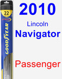 Passenger Wiper Blade for 2010 Lincoln Navigator - Hybrid
