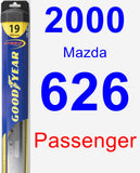 Passenger Wiper Blade for 2000 Mazda 626 - Hybrid