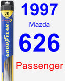 Passenger Wiper Blade for 1997 Mazda 626 - Hybrid