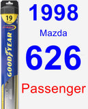 Passenger Wiper Blade for 1998 Mazda 626 - Hybrid