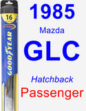 Passenger Wiper Blade for 1985 Mazda GLC - Hybrid