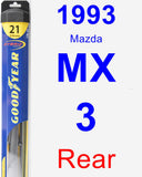 Rear Wiper Blade for 1993 Mazda MX-3 - Hybrid