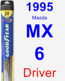 Driver Wiper Blade for 1995 Mazda MX-6 - Hybrid