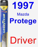 Driver Wiper Blade for 1997 Mazda Protege - Hybrid