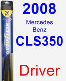 Driver Wiper Blade for 2008 Mercedes-Benz CLS350 - Hybrid
