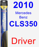 Driver Wiper Blade for 2010 Mercedes-Benz CLS350 - Hybrid
