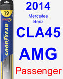 Passenger Wiper Blade for 2014 Mercedes-Benz CLA45 AMG - Hybrid