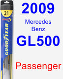 Passenger Wiper Blade for 2009 Mercedes-Benz GL500 - Hybrid