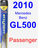 Passenger Wiper Blade for 2010 Mercedes-Benz GL500 - Hybrid