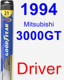 Driver Wiper Blade for 1994 Mitsubishi 3000GT - Hybrid