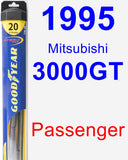 Passenger Wiper Blade for 1995 Mitsubishi 3000GT - Hybrid