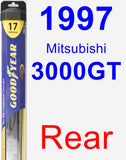 Rear Wiper Blade for 1997 Mitsubishi 3000GT - Hybrid