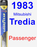 Passenger Wiper Blade for 1983 Mitsubishi Tredia - Hybrid