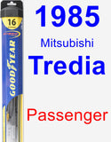 Passenger Wiper Blade for 1985 Mitsubishi Tredia - Hybrid