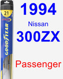 Passenger Wiper Blade for 1994 Nissan 300ZX - Hybrid