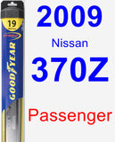 Passenger Wiper Blade for 2009 Nissan 370Z - Hybrid