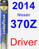 Driver Wiper Blade for 2014 Nissan 370Z - Hybrid