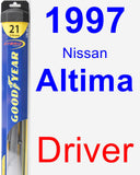 Driver Wiper Blade for 1997 Nissan Altima - Hybrid