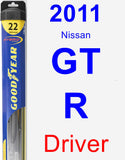 Driver Wiper Blade for 2011 Nissan GT-R - Hybrid