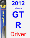 Driver Wiper Blade for 2012 Nissan GT-R - Hybrid