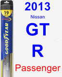 Passenger Wiper Blade for 2013 Nissan GT-R - Hybrid