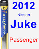 Passenger Wiper Blade for 2012 Nissan Juke - Hybrid