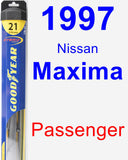 Passenger Wiper Blade for 1997 Nissan Maxima - Hybrid