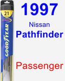 Passenger Wiper Blade for 1997 Nissan Pathfinder - Hybrid