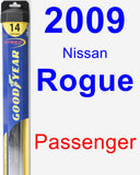 Passenger Wiper Blade for 2009 Nissan Rogue - Hybrid