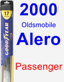 Passenger Wiper Blade for 2000 Oldsmobile Alero - Hybrid