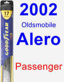 Passenger Wiper Blade for 2002 Oldsmobile Alero - Hybrid