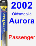 Passenger Wiper Blade for 2002 Oldsmobile Aurora - Hybrid