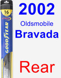 Rear Wiper Blade for 2002 Oldsmobile Bravada - Hybrid