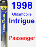 Passenger Wiper Blade for 1998 Oldsmobile Intrigue - Hybrid