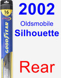 Rear Wiper Blade for 2002 Oldsmobile Silhouette - Hybrid