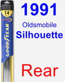 Rear Wiper Blade for 1991 Oldsmobile Silhouette - Hybrid
