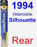 Rear Wiper Blade for 1994 Oldsmobile Silhouette - Hybrid