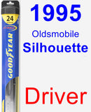 Driver Wiper Blade for 1995 Oldsmobile Silhouette - Hybrid