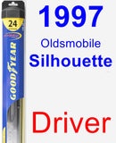 Driver Wiper Blade for 1997 Oldsmobile Silhouette - Hybrid