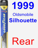 Rear Wiper Blade for 1999 Oldsmobile Silhouette - Hybrid