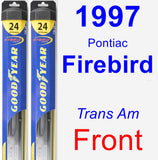 Front Wiper Blade Pack for 1997 Pontiac Firebird - Hybrid