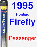 Passenger Wiper Blade for 1995 Pontiac Firefly - Hybrid