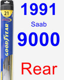 Rear Wiper Blade for 1991 Saab 9000 - Hybrid