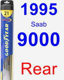 Rear Wiper Blade for 1995 Saab 9000 - Hybrid