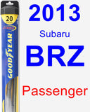 Passenger Wiper Blade for 2013 Subaru BRZ - Hybrid