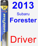 Driver Wiper Blade for 2013 Subaru Forester - Hybrid