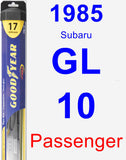 Passenger Wiper Blade for 1985 Subaru GL-10 - Hybrid