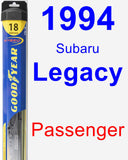 Passenger Wiper Blade for 1994 Subaru Legacy - Hybrid